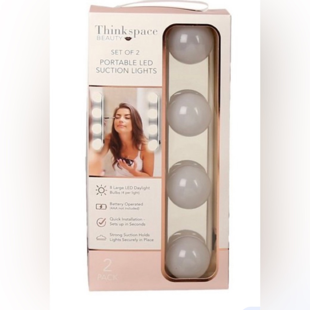 Thinkspace Beauty
2 Pk Portable LED Suction Lights